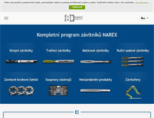 Tablet Screenshot of narexzd.cz